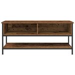 vidaXL Ensemble meuble TV Montage mural Bois Ancien 100 x 35 x 45 cm