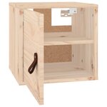 vidaXL Armoire murale 31 5x30x30 cm Bois de pin massif