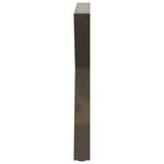 vidaXL Pieds de table à manger 2 pièces Acier naturel 70 x (72-73 3) cm Acier