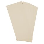EXACOMPTA 100 Fiches intercalaires, 105 x 240 mm, chamois
