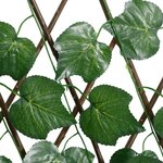 vidaXL Treillis de feuille de vigne artificiel extensible 5 Pièces
