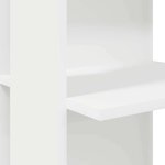vidaXL Bureau d'angle avec rangement Blanc 140 x 113.5 x 75 cm