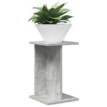 vidaXL Support de Plante 2 pièces Gris béton 25 x 25 5 x 40 5 cm