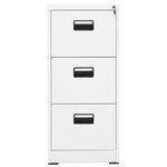 vidaXL Classeur Blanc 46x62x102 5 cm Acier