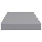 vidaXL Étagère murale flottante gris 50x23x3 8 cm MDF