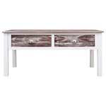 vidaXL Table basse Marron 100x50x45 cm Bois