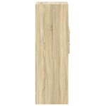 vidaXL Buffet haut chêne sonoma 50x42 5x124 cm bois d'ingénierie