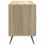 vidaXL Meuble TV Chêne Sonoma 99 x 34 5 x 50 cm Bois d'ingénierie