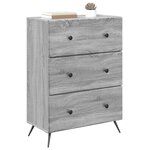 vidaXL Armoire à tiroirs 66 x 34 5 x 90 cm Bois d'ingénierie