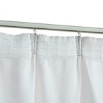 vidaXL Rideaux occultants avec crochets 2 Pièces Blanc cassé 140x225 cm
