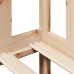 vidaXL Lit de jour avec tiroirs sans matelas 90x190 cm bois massif