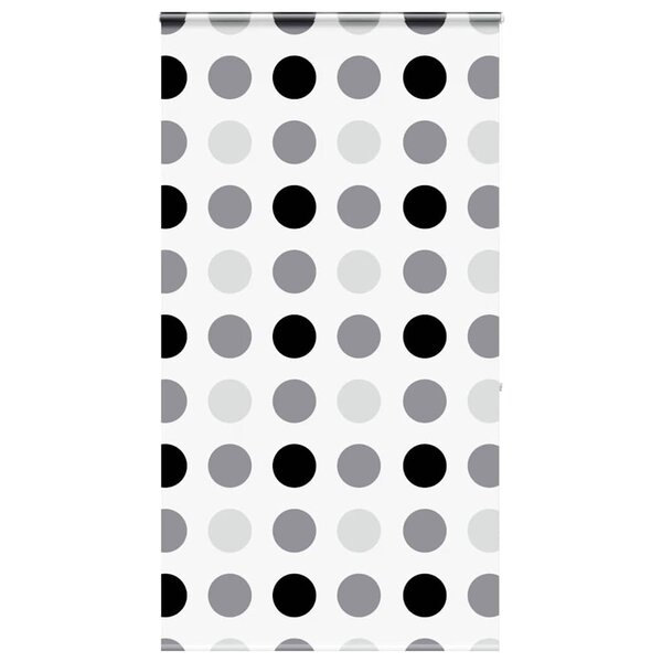 vidaXL Store enrouleur de douche avec cassette largeur du tissu 116 cm