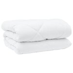 vidaXL Couettes & Duvets Blanc 200 x 220 cm Microfibre