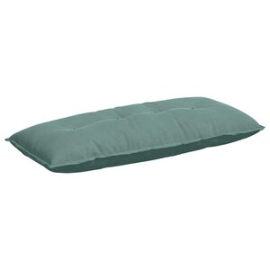 vidaXL Coussin de Dos Vert Mer 120 x 50 cm Tissu en velours côtelé