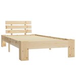 vidaXL Cadre de lit sans matelas bois de pin massif 90x200 cm