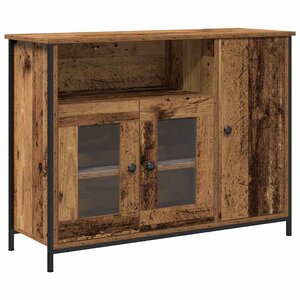 vidaXL Buffet Bois ancien 100 x 35 x 75 cm Bois d'ingénierie