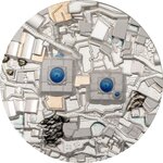 Monnaie SANTORINI Bucket List 5 Oz Argent 25$ Cook Islands 2024 (PRÉCOMMANDE)