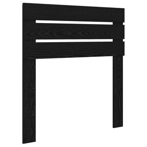 vidaXL Tête de lit Chêne noir 90 cm Bois d'ingénierie
