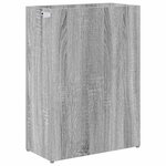vidaXL Porte-parapluie Gris Sonoma 40 x 20 x 55 5 cm Bois d'ingénierie