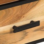 vidaXL Meuble TV 110x30x45 cm Bois d'acacia massif