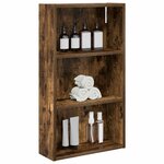 vidaXL Armoire murale de salle de bain Chêne Fumé 40 x 14 x 70 cm