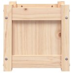 vidaXL Jardinières 2 Pièces bois de pin massif