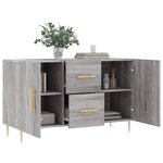 vidaXL Buffet sonoma gris 100x36x60 cm bois d'ingénierie