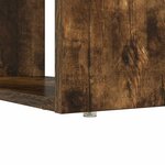 vidaXL Bureau Chêne fumé 113 x 54 x 120 cm Bois d'ingénierie