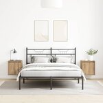 vidaXL Tables de chevet murales 2 Pièces chêne artisanal 38x34x40 cm