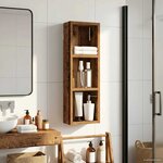 vidaXL Armoire murale de salle de bain Bois ancien 20 x 10 x 60 5 cm