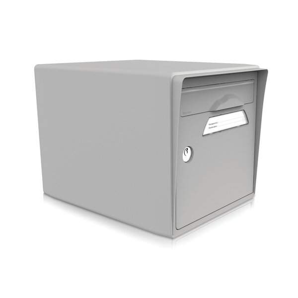 Boîte aux lettres normalisée 1 face – gris souris – fabriquée en France – en résine – ne rouille pas