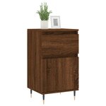 vidaXL Buffet chêne marron 40x35x70 cm bois d'ingénierie