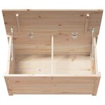 vidaXL Boîte de rangement 80x40x45 5 cm Bois massif de pin