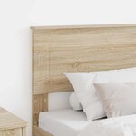 vidaXL Tête de lit Chêne Sonoma 80 cm Bois d'ingénierie