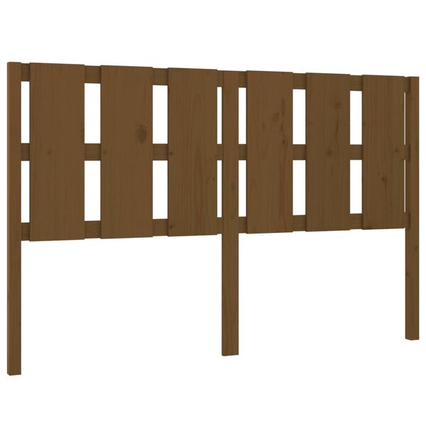 vidaXL Tête de lit Marron miel 155 5x4x100 cm Bois massif de pin