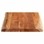 vidaXL Dessus de table 90x60x2 5 cm rectangulaire bois massif d'acacia