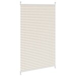 vidaXL Store plissé 80x125 cm Crème