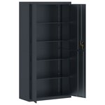 vidaXL Classeur anthracite 90x40x180 cm Acier