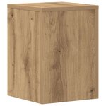 vidaXL Supports pour plantes 2 Pièces chêne artisanal bois d'ingénierie