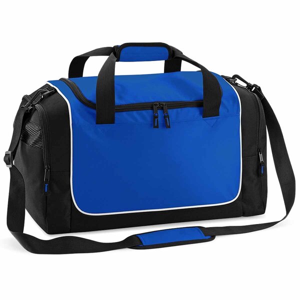 Sac de sport compact - QS77 - bleu roi - noir - blanc