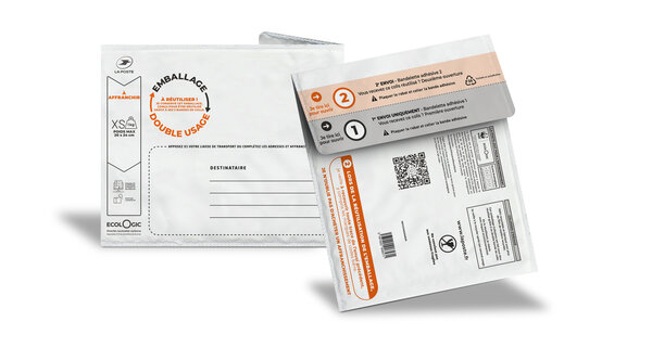 Colissimo à affranchir Pochette souple XS - 1kg