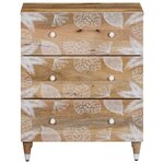 vidaXL Buffet 60x33 5x75 cm bois de manguier massif