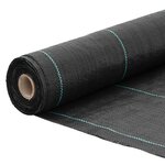 vidaXL Membrane anti-mauvaises herbes noir 0 5x200 m PP