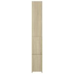 vidaXL Armoire salle de bain chêne sonoma 25x26 5x170 cm