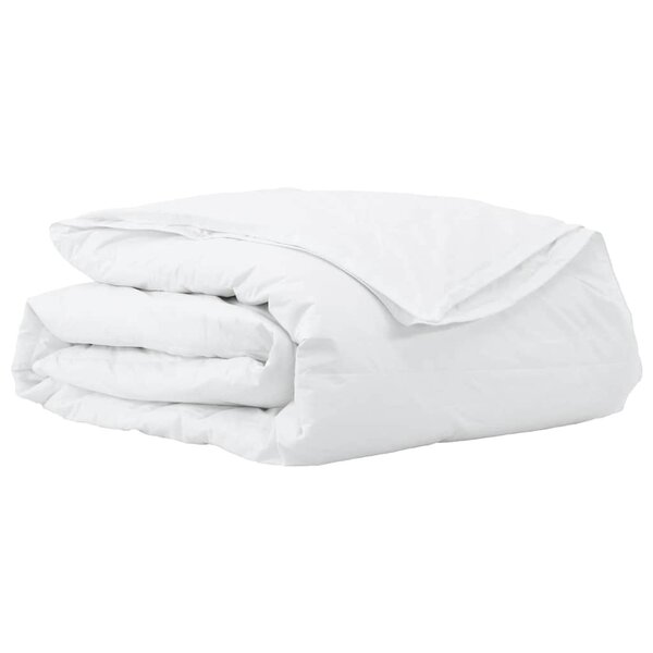 vidaXL Duvet 2-en-1 Blanc 240 x 200 cm Plume