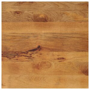 vidaXL Dessus de table 90x90x2 5 cm carré bois massif manguier