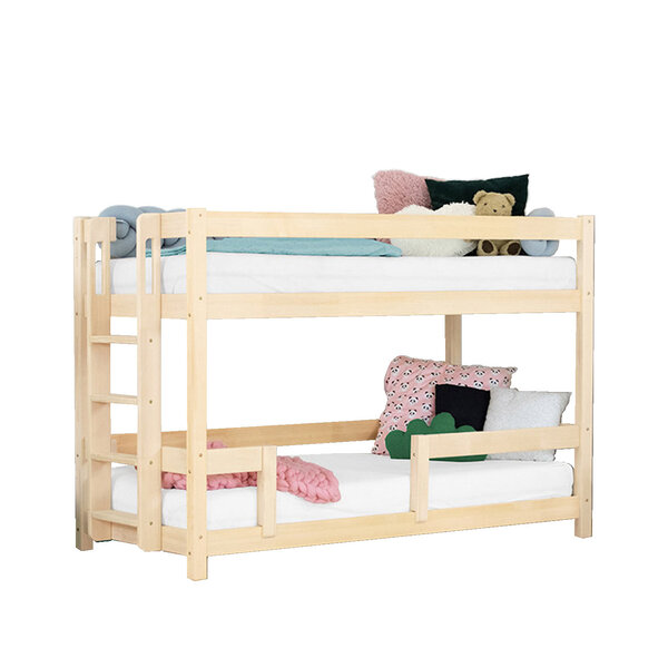 Lit superposé enfant ULURU 142 cm verni