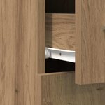 vidaXL Armoire d'apothicaire chêne artisanal 20 x 45 5 x 60 cm