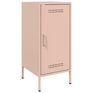 vidaXL Buffet rose 36x39x79 cm acier