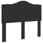vidaXL Tête de lit Chêne noir 135 cm Bois d'ingénierie